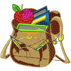 School Embroidery Design 3